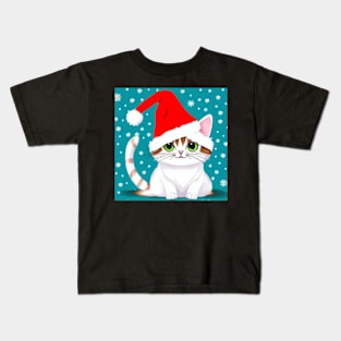 Meowy Christmas Kids T-Shirt